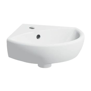  - GEBERIT Selnova Umywalka kompaktowa narożna 41,5 x 41 cm biały połysk 500326015 - 500.326.01.5 - Łazienki Szydłowski