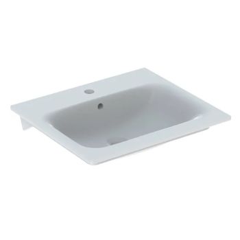 - GEBERIT Selnova Square Umywalka meblowa 55 x 48 cm biały połysk 500993001 - 500.993.00.1 - Łazienki Szydłowski