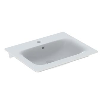  - GEBERIT Selnova Square Umywalka meblowa 60 x 48 cm biały połysk 500994001 - 500.994.00.1 - Łazienki Szydłowski