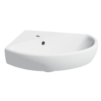  - GEBERIT Selnova Umywalka kompaktowa narożna 59 x 56 cm biały połysk 501050005 - 501.050.00.5 - Łazienki Szydłowski