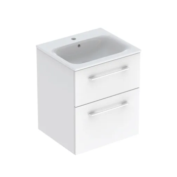  - GEBERIT Selnova Square Zestaw szafka z umywalką  55x50,2cm  biały 501232001 - 501.232.00.1 - Łazienki Szydłowski