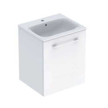  - GEBERIT Selnova Square Zestaw szafki z umywalka 55 x 50 x 2cm, biały 501248001 - 501.248.00.1 - Łazienki Szydłowski