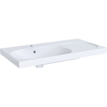 - GEBERIT Acanto Umywalka, 90x48,2 cm, biała z powłoką KeraTect 500625018 - 500.625.01.8 - Łazienki Szydłowski