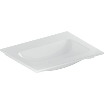  - GEBERIT iCon Light Umywalka meblowa, 60x48 cm, cienki rant, bez przelewu, bez otworu na baterię, biała z powłoką KeraTect 501843004 - 501.843.00.4 - Łazienki Szydłowski