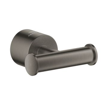 - GROHE-Atrio Haczyk na płaszcz kąpielowy grafit szczotkowany 40890AL0 - 40890AL0 - Łazienki Szydłowski