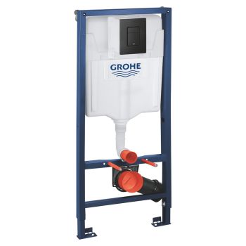 - GROHE- SOLIDO zestaw podtynkowy 3 w 1 czarny mat 38811KF0 - 38811KF0 - Łazienki Szydłowski
