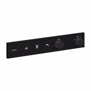 - Hansgrohe RainSelect Bateria termostatyczna do 3 odbiorników, czarny mat 15381670 - 15381670 - Łazienki Szydłowski