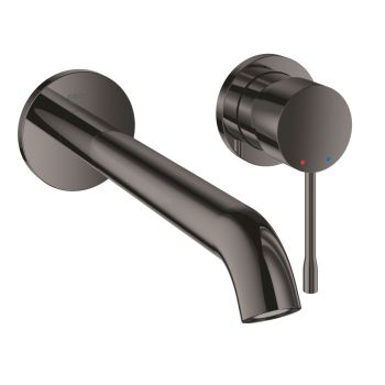 - GROHE-Essence bateria umywalkowa ścienna z długą wylewką 23cm hard graphite 29193A01 - 29193A01 - Łazienki Szydłowski