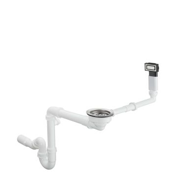 - HANSGROHE D14-10 Manualny komplet odpływ i przelew Kolor wykończenia Stal Szlachetna 43921800 - 43921800 - Łazienki Szydłowski