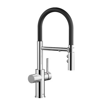 - BLANCO Catris-S Flexo bateria kuchenna z podłączeniem do wody filtrowanej chrom 526705 - 526705 - Łazienki Szydłowski