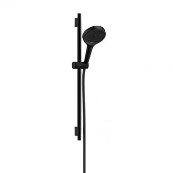 - HANSGROHE Rainfinity Zestaw prysznicowy z drążkiem 65 cm czarny mat 28745670 - 28745670 - Łazienki Szydłowski