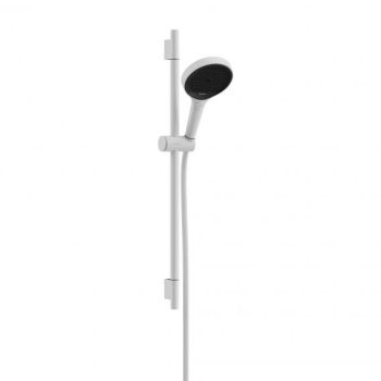 - HANSGROHE Rainfinity Zestaw prysznicowy z drążkiem 65 cm biały mat 28746700 - 28746700 - Łazienki Szydłowski