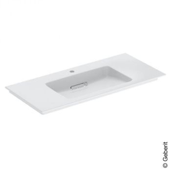 - Geberit ONE umywalka meblowa 105 x 48 cm biały połysk z powłoką KeraTect 505015001 - 505015001 - Łazienki Szydłowski