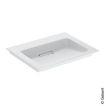- Geberit ONE umywalka meblowa 60 x 48 cm biały połysk z KeraTect 505001001 - 505.001.00.1 - Łazienki Szydłowski