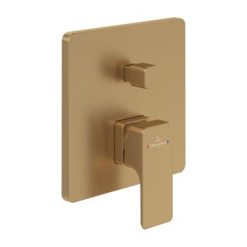  - Villeroy&Boch Subway 3.0 bateria prysznicowa złoty szczotkowany TVS11200300076 - TVS11200300076 - Łazienki Szydłowski