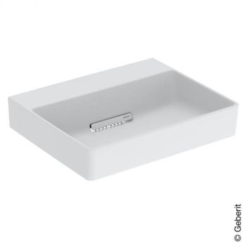 - Geberit ONE umywalka nablatowa 50x41 cm biały mat z KeraTect 505025001 - 505.025.00.1 - Łazienki Szydłowski