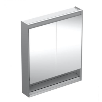  - Geberit ONE szafka z lustrem z oświetleniem LED 75x15 cm aluminium szczotkowany 505832001 - 505.832.00.1 - Łazienki Szydłowski