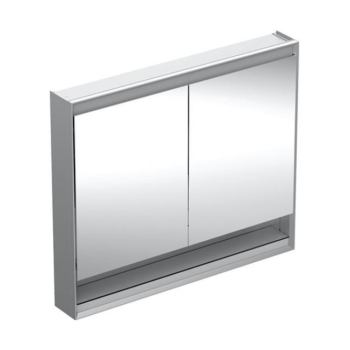  - Geberit ONE szafka z lustrem z oświetleniem LED 105x15 cm aluminium szczotkowany 505834001 - 505.834.00.1 - Łazienki Szydłowski