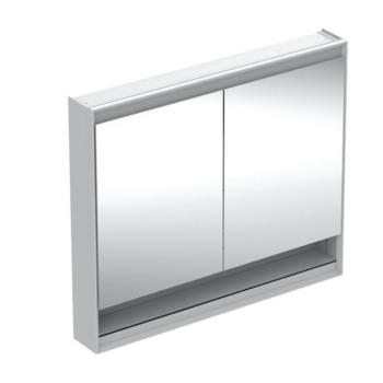 - Geberit ONE szafka z lustrem z oświetleniem LED 105x15 cm biały 505834002 - 505.834.00.2 - Łazienki Szydłowski