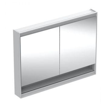 - Geberit ONE szafka z lustrem z oświetleniem LED 120x15 cm biały 505835002 - 505.835.00.2 - Łazienki Szydłowski