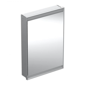  - Geberit ONE szafka z lustrem z oświetleniem LED 60x15 cm aluminium szczotkowany 505801001 - 505.801.00.1 - Łazienki Szydłowski