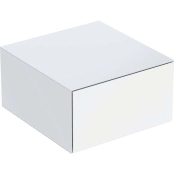  - Geberit ONE szafka boczna 45x47 cm z szuflada biały wysoki połysk 505078001 - 505.078.00.1 - Łazienki Szydłowski