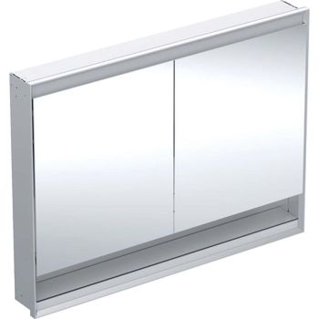  - Geberit ONE szafka z lustrem z oświetleniem LED 120x15 cm aluminium szczotkowany 505825001 - 505.825.00.1 - Łazienki Szydłowski