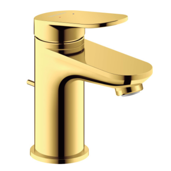 - DURAVIT Wave bateria umywalkowa S polerowane złoto WA1010001034 - WA1010001034 - Łazienki Szydłowski