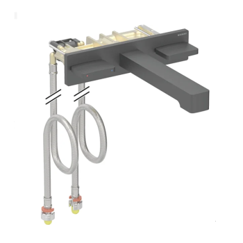  - Geberit ONE 3-otworowa bateria umywalkowa czarny mat 116463141 - 116.463.14.1 - Łazienki Szydłowski