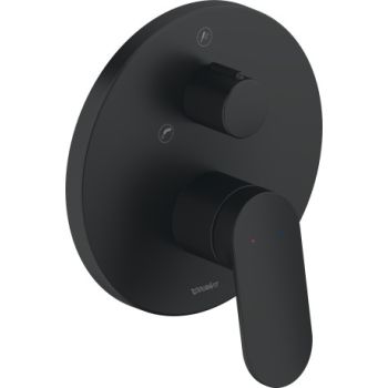  - DURAVIT Wave bateria wannowa do obsługi 2 odbiorników czarny mat WA5210012046 - WA5210012046 - Łazienki Szydłowski