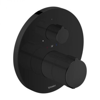  - DURAVIT C.1Termostatyczna bateria prysznicowa podtynkowa czarny mat C14200016046 - C14200016046 - Łazienki Szydłowski