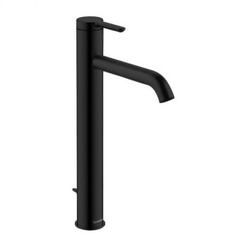 - DURAVIT C.1 bateria umywalkowa XL, z korkiem automatycznym, czarny mat C11040001046 - C11040001046 UW - Łazienki Szydłowski
