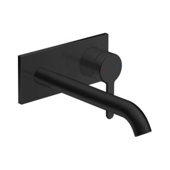  - DURAVIT C.1 bateria umywalkowa wylewka 22,5 cm czarny mat C11070004046 - C11070004046 - Łazienki Szydłowski