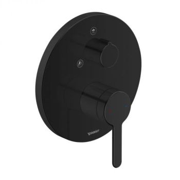  - DURAVIT C.1 bateria prysznicowa do 2 odbiorników czarny mat C14210012046 - C14210012046 - Łazienki Szydłowski