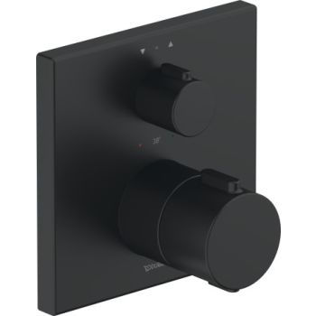  - DURAVIT Termostatyczna bateria prysznicowa do 2 odbiorników  czarny mat TH4200013046 - TH4200013046 - Łazienki Szydłowski
