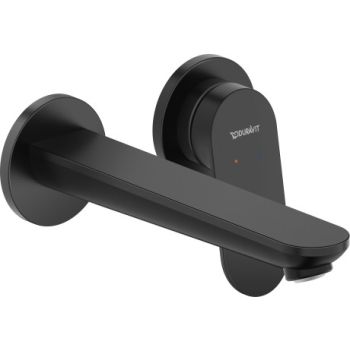  - DURAVIT Wave bateria umywalkowa ścienna , wylewka 202 mm czarny mat WA1070004046 - WA1070004046 - Łazienki Szydłowski