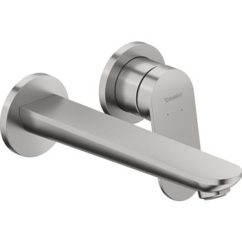  - DURAVIT Wave bateria umywalkowa ścienna stal nierdzewna szczotkowana WA1070004070 - WA1070004070 - Łazienki Szydłowski