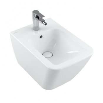 - VILLEROY&BOCH Finion bidet wiszący 37,5 x 56cm biały mat z powłoką CeramicPlus 446500RW - 446500RW - Łazienki Szydłowski