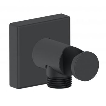  - DURAVIT Przyłącze ścienne do węża rozeta kwadratowa, czarny mat UV0630010046 - UV0630010046 - Łazienki Szydłowski