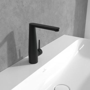 - VILLEROY&BOCH Conum bateria umywalkowa czarny mat TVW127004000K5 - TVW127004000K5 - Łazienki Szydłowski