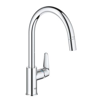 - GROHE-BauCurve bateria kuchenna chrom 30547000 - 30547000 - Łazienki Szydłowski