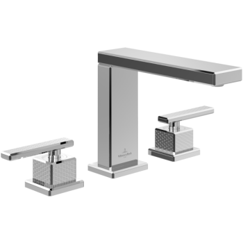  - Villeroy&Boch Mettlach 3-otworowa bateria umywalkowa chrom TVW12600200061 - TVW12600200061 - Łazienki Szydłowski
