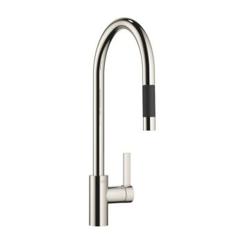 - DORNBRACHT Tara Ultra bateria kuchenna z wyciagana wylewką platyna 3387087508 - 33870875-08 AS - Łazienki Szydłowski