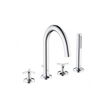  - KLUDI NOVA FONTE DECO bateria wannowa czterootworowa chrom 204250539 - 204250539 - Łazienki Szydłowski