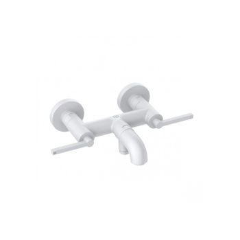  - KLUDI NOVA FONTE PURISTIC bateria wannowo-prysznicowa biały mat 205405315 - 205405315 - Łazienki Szydłowski