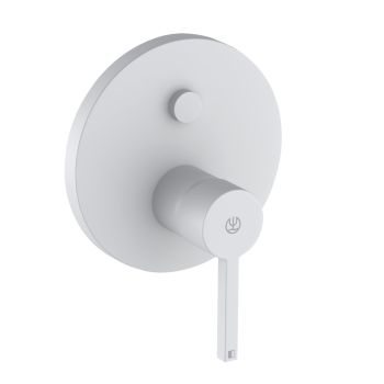  - KLUDI NOVA FONTE PURISTIC bateria wannowo-prysznicowa biały mat 206595315 - 206595315 - Łazienki Szydłowski
