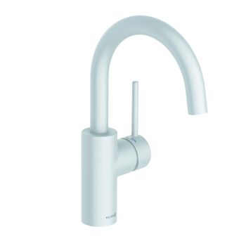  - KLUDI BOZZ bateria umywalkowa biały 185 mat 380285376 - 380285376 - Łazienki Szydłowski