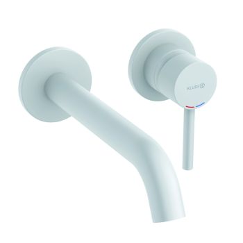  - KLUDI BOZZ bateria umywalkowa wylewka 23 cm biały mat 382455376 - 382455376 - Łazienki Szydłowski