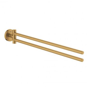 - GROHE-Essentials Wieszak na ręcznik dwuramienny kolor brushed cool sunrise 40371GN1 - 40371GN1 - Łazienki Szydłowski