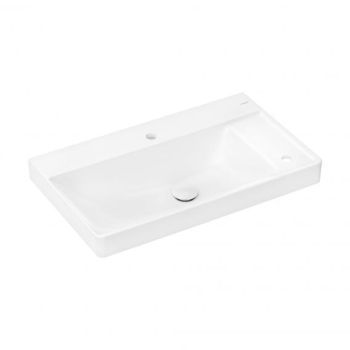  - HANSGROHE Xelu Q Umywalka z półką prawą 80x48 z 2 otworami na baterię bez przelewu, SmartClean 61025450 - 61025450 - Łazienki Szydłowski